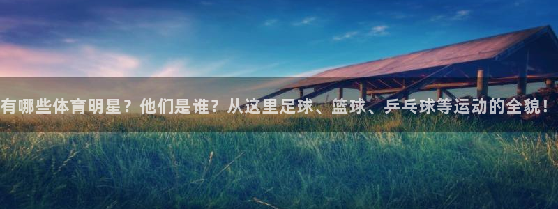 bbin视讯下：有哪些体育明星？他们是谁？从这里足球、篮球、乒乓球等运动的全貌！